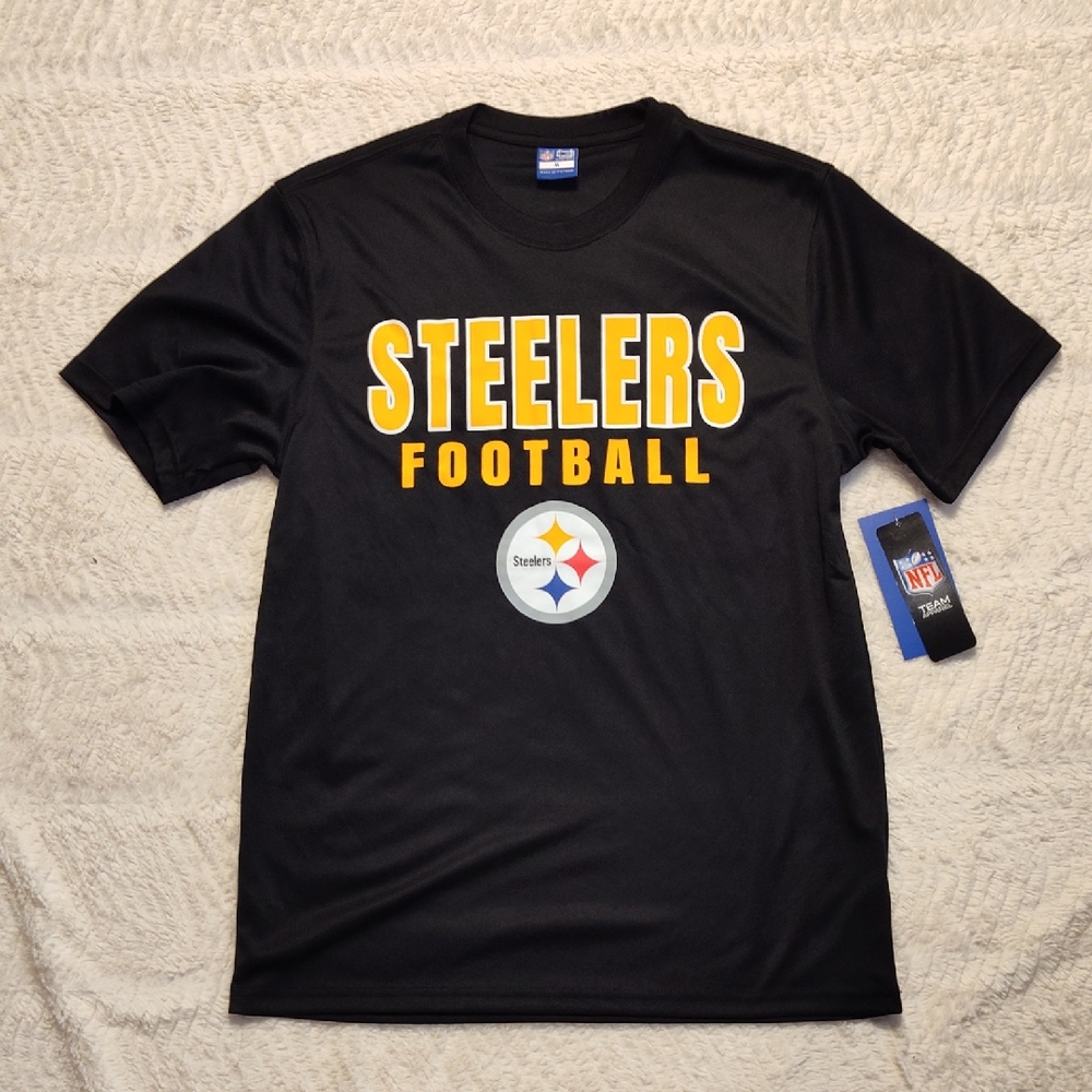 Team Apparel Men's Pittsburgh Steelers Football Shirt Size Medium New With Tags